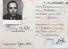 Karácsony Miklós tagsági igazolványa