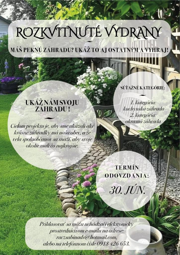 Rozkvitnuté Vydrany
