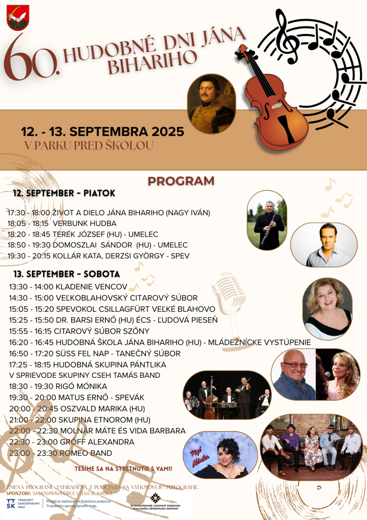 60. Hudobné dni Jána Bihariho