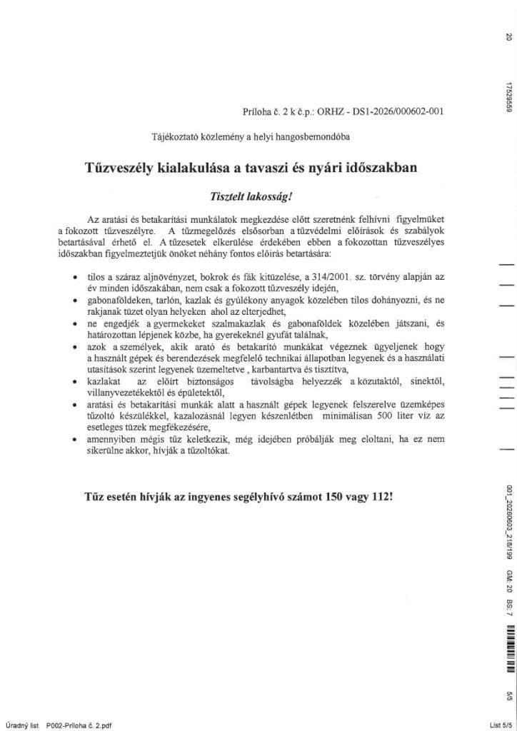 Tűzveszély