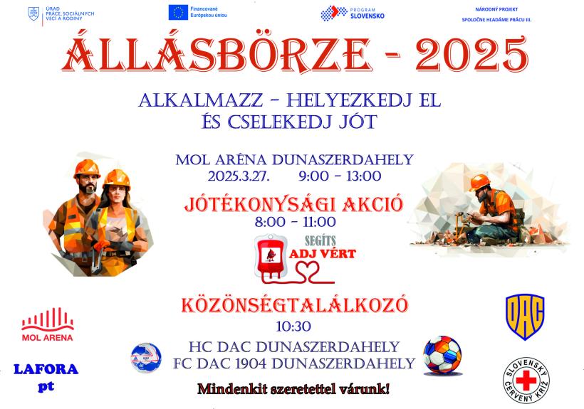 Állásbörze - Dunaszerdahelyen a&nbsp;MOL Arénában
