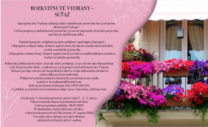 Rozkvitnuté Vydrany - súťaž